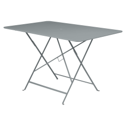Wetterfester Tisch Bistro in 117cm x 77cm von Fermob in Gewittergrau