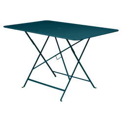 Wetterfester Tisch Bistro in 117cm x 77cm von Fermob in Acapulcoblau