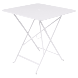 Wetterfester Tisch Bistro in 71cm x 71cm von Fermob in Baumwollweiß