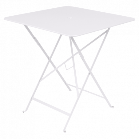 Wetterfester Tisch Bistro in 71cm x 71cm von Fermob in Baumwollweiß