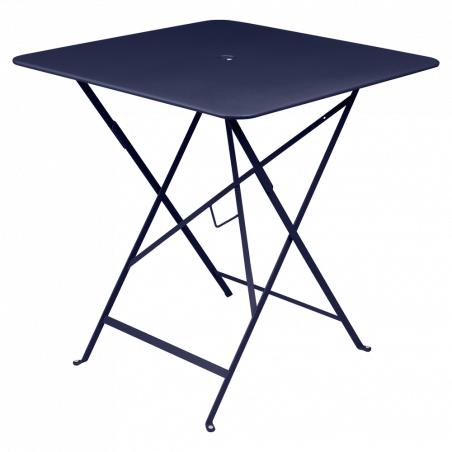 Wetterfester Tisch Bistro in 71cm x 71cm von Fermob in Abyssblau