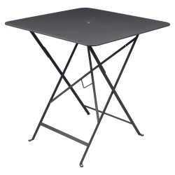 Wetterfester Tisch Bistro in 71cm x 71cm von Fermob in Anthrazit