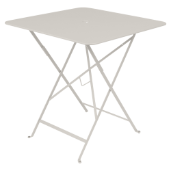 Wetterfester Tisch Bistro in 71cm x 71cm von Fermob in Lehmgrau