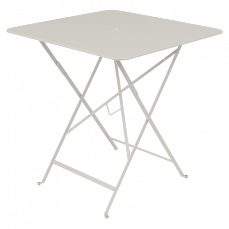 Wetterfester Tisch Bistro in 71cm x 71cm von Fermob in Lehmgrau