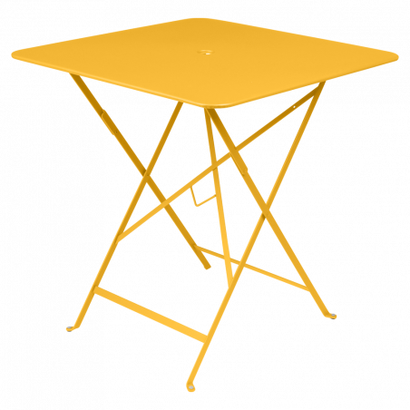 Wetterfester Tisch Bistro in 71cm x 71cm von Fermob in Honig