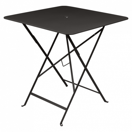 Wetterfester Tisch Bistro in 71cm x 71cm von Fermob in Lakritze