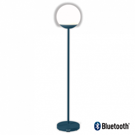 Akku Stehleuchte Mooon! von Fermob in Acapulcoblau