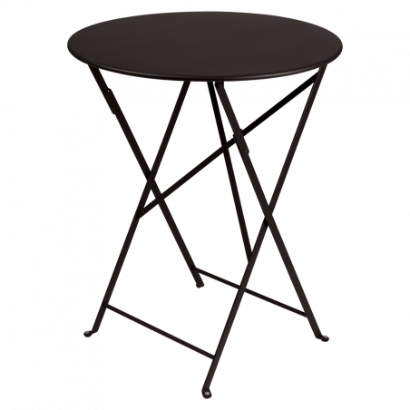 Bistrotisch rund ø 60cm von Fermob in Lakritze