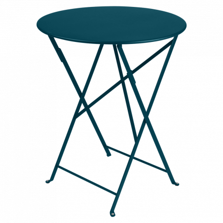 Bistrotisch rund ø 60cm von Fermob in Acapulcoblau