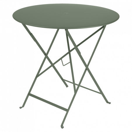 Wetterfeste Bistrotische rund ø 77 cm klappbar Metall fermob rosmarin