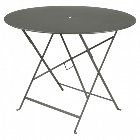 Wetterfeste Bistrotische rund ø 77 cm klappbar Metall fermob rosmarin