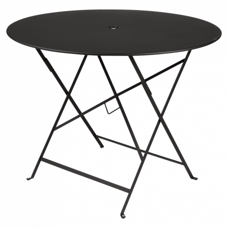 Wetterfeste Bistrotische rund ø 96 cm klappbar Metall fermob schwarz