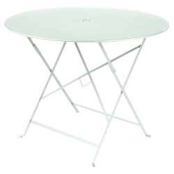 Wetterfeste Bistrotische rund ø 77 cm klappbar Metall fermob gletscherminze