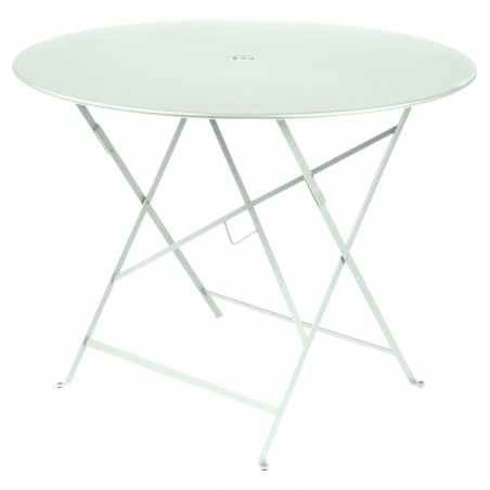 Wetterfeste Bistrotische rund ø 77 cm klappbar Metall fermob gletscherminze