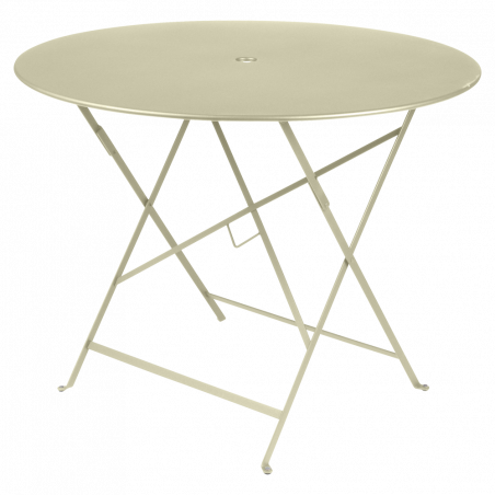 Wetterfeste Bistrotische rund ø 97 cm klappbar Metall fermob lind