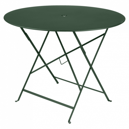 Wetterfeste Bistrotische rund ø 97 cm klappbar Metall fermob zeder
