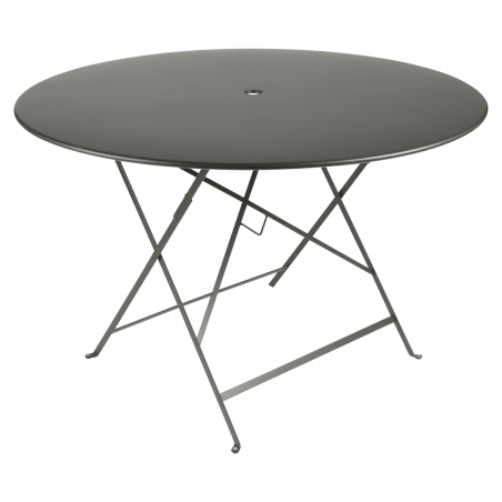 Wetterfeste Bistrotische rund ø 117 cm klappbar Metall fermob rosmarin