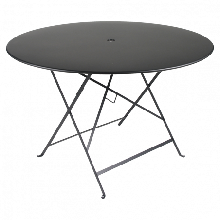 Wetterfeste Bistrotische rund ø 117 cm klappbar Metall fermob anthrazit