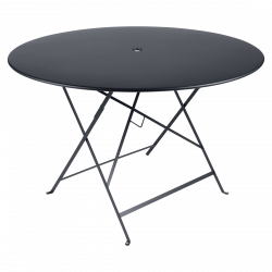 Wetterfeste Bistrotische rund ø 117 cm klappbar Metall fermob schwarz