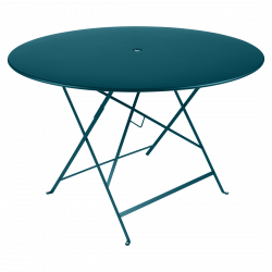 Wetterfeste Bistrotische rund ø 117 cm klappbar Metall fermob acapulco
