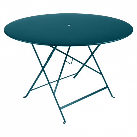 Wetterfeste Bistrotische rund ø 117 cm klappbar Metall fermob acapulco
