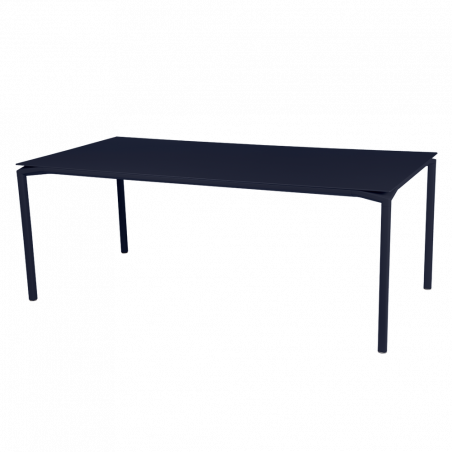 Tisch Calvi in 195cm x 95cm von Fermob in Abyssblau