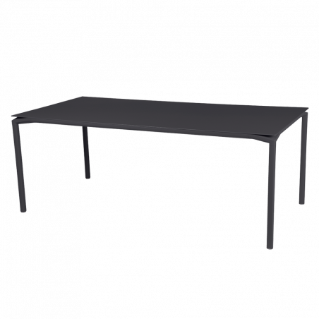 Tisch Calvi in 195cm x 95cm von Fermob in Anthrazit