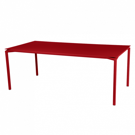 Tisch Calvi in 195cm x 95cm von Fermob in Chili