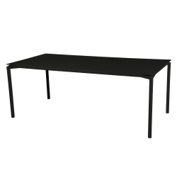 Tisch Calvi in 195cm x 95cm von Fermob in Lakritze