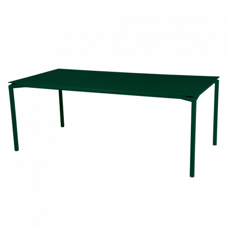 Tisch Calvi in 195cm x 95cm von Fermob in Zederngrün