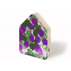 seitliche Aufnahme der Zwitscherbox von Relaxound mit Blumenprint