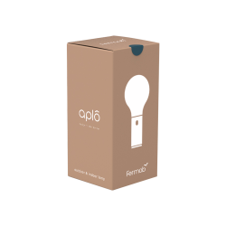 Verpackung der Akkuleuchte Aplo von Fermob