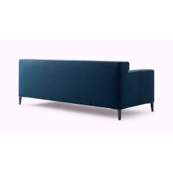 Rückansicht des Sofa Edit von Pode in blau