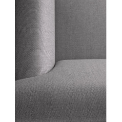 Sofa Edit von Pode in grau / Nahaufnahme des Seitenpolsters