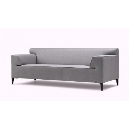 Sofa Edit von Pode in grau in Frontansicht