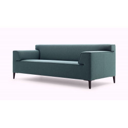Sofa Edit von Pode in grün in seitlicher Ansicht