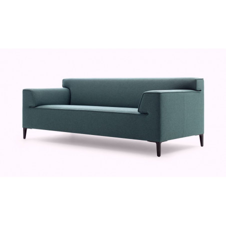 Sofa Edit von Pode in grün in seitlicher Ansicht