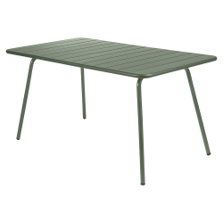 Wetterfester, demontierbarer Tisch Luxembourg aus Aluminium von Fermob