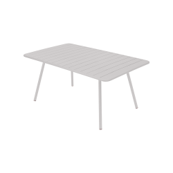Wetterfester Tisch Luxembourg aus Aluminium von Fermob in Lehmgrau
