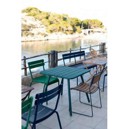 Wetterfester Tisch Luxembourg in 80cm x 80cm von Fermob