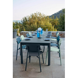 Stuhl Studie Fermob mit Ribambelle acapulco Opal