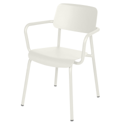 Sessel Studie Fermob mit Armlehnen in Lehmgrau