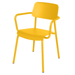 Sessel Studie Fermob mit Armlehnen in Honig