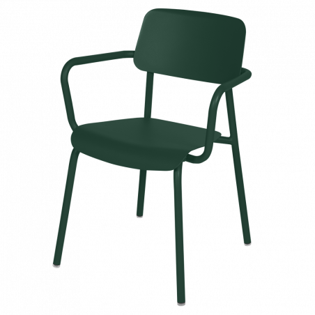 Sessel Studie Fermob mit Armlehnen in Zeder