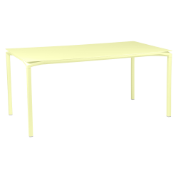 Tisch Calvi in 160cm x 80cm von Fermob in Zitonensorbet