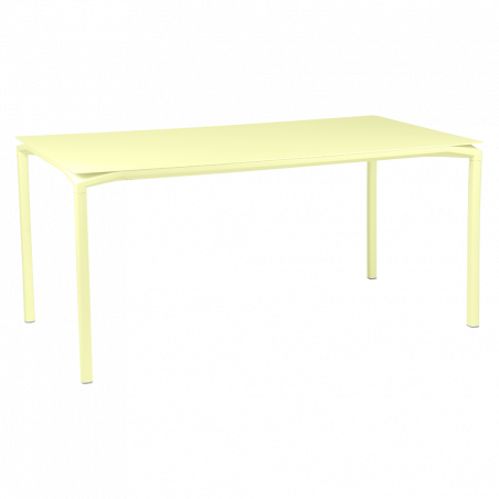 Tisch Calvi in 160cm x 80cm von Fermob in Zitonensorbet