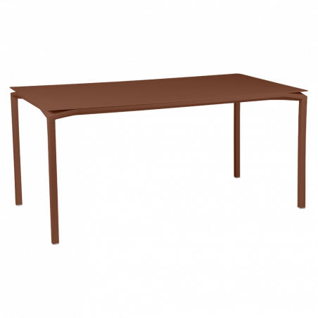 Tisch Calvi in 160cm x 80cm von Fermob in Ocker