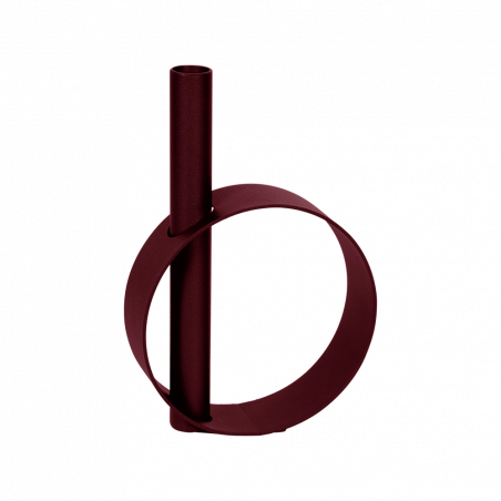 kleine Vase Ios von Fermob in Farbe Schwarzkirsche