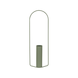 Vase Itac von Fermob zylindrisch in Farbe Kaktus