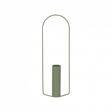 Vase Itac von Fermob zylindrisch in Farbe Kaktus